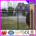 Powder Coating Galvanized Ornamental 2.1m Height Picket Steel Fence